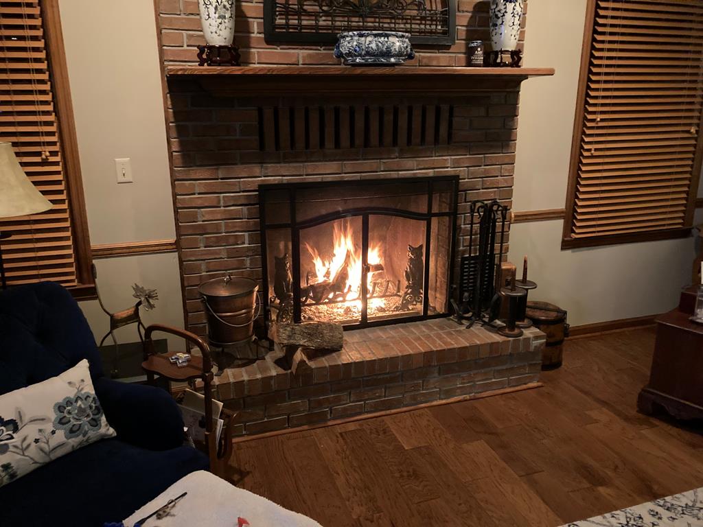 Wood Burning Fireplace with Blower